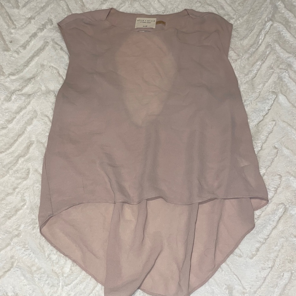 Alice + Olivia blush top